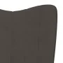 Dunkelgrauer Samt-Relaxsessel von vidaXL, Sessel - Ref: Foro24-327678, Preis: 104,41 €, Rabatt: %