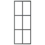 Schiebetür mit ESG-Glas und Aluminiumbeschlägen 76x205 cm von vidaXL, Türen - Ref: Foro24-3081944, Preis: 206,98 €, Rabatt: %