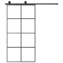 Schiebetür-Glasbeschlag-Set ESG-Aluminium 102,5x205 cm von vidaXL, Türen für zu Hause - Ref: Foro24-3152143, Preis: 273,22 €,...
