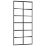 Schiebetür mit ESG-Glas und Aluminiumbeschlägen 90x205 cm von vidaXL, Türen - Ref: Foro24-3081958, Preis: 209,28 €, Rabatt: %