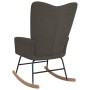 Dunkelgraues Samtschaukelstuhl von vidaXL, Schaukelstühle - Ref: Foro24-327744, Preis: 127,96 €, Rabatt: %