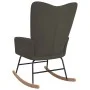 Dunkelgraues Samtschaukelstuhl von vidaXL, Schaukelstühle - Ref: Foro24-327744, Preis: 125,72 €, Rabatt: %