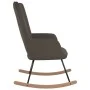 Dunkelgraues Samtschaukelstuhl von vidaXL, Schaukelstühle - Ref: Foro24-327744, Preis: 125,72 €, Rabatt: %