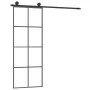 Sliding door with ESG aluminum glass hardware set 76x205 cm by vidaXL, Doors for the home - Ref: Foro24-3152139, Price: 244,6...