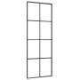 Schiebetür mit ESG-Aluminium-Glasbeschlagsatz 76x205 cm von vidaXL, Türen für zu Hause - Ref: Foro24-3152139, Preis: 244,36 €...
