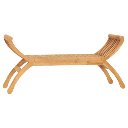 Solid teak wood garden bench 126 cm by vidaXL, garden benches - Ref: Foro24-316150, Price: 132,92 €, Discount: %