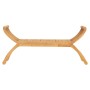 Solid teak wood garden bench 126 cm by vidaXL, garden benches - Ref: Foro24-316150, Price: 132,92 €, Discount: %