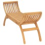 Solid teak wood garden bench 126 cm by vidaXL, garden benches - Ref: Foro24-316150, Price: 132,92 €, Discount: %