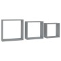 Cube Wandregale 3 Stück grau von vidaXL, Regale und Regale - Ref: Foro24-323951, Preis: 33,07 €, Rabatt: %