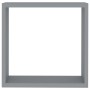 Würfelwandregale 3 Einheiten aus grauem MDF von vidaXL, Regale und Regale - Ref: Foro24-323951, Preis: 33,07 €, Rabatt: %