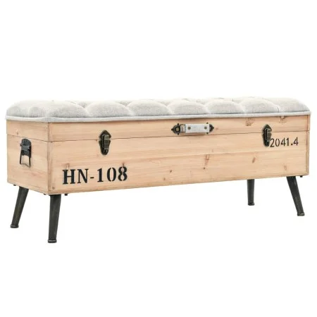 Solid fir wood storage bench 110 cm by vidaXL, Benches for halls and storage - Ref: Foro24-339294, Price: 200,97 €, Discount: %
