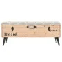 Solid fir wood storage bench 110 cm by vidaXL, Benches for halls and storage - Ref: Foro24-339294, Price: 200,97 €, Discount: %