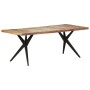 Esstisch aus recyceltem Massivholz, 200 x 90 x 76 cm von vidaXL, Küchen- und Esstische - Ref: Foro24-323573, Preis: 370,93 €,...