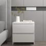 Weißer Nachttisch aus Sperrholz, 45 x 34,5 x 44,5 cm von vidaXL, Nachttische - Ref: Foro24-809845, Preis: 41,58 €, Rabatt: %