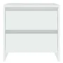 White plywood bedside table 45x34.5x44.5 cm by vidaXL, Nightstands - Ref: Foro24-809845, Price: 43,51 €, Discount: %