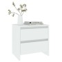 Weißer Nachttisch aus Sperrholz, 45 x 34,5 x 44,5 cm von vidaXL, Nachttische - Ref: Foro24-809845, Preis: 41,58 €, Rabatt: %