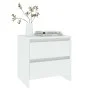 White plywood bedside table 45x34.5x44.5 cm by vidaXL, Nightstands - Ref: Foro24-809845, Price: 43,51 €, Discount: %