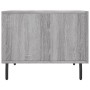 Mesa de centro madera contrachapada gris Sonoma 50x50x40 cm