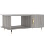 Mesa de centro madera contrachapada gris Sonoma 90x50x40 cm