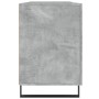 Escritorio madera de ingeniería gris hormigón 140x50x75 cm