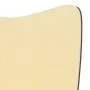 Relax chair with cream velvet and PVC footstool by vidaXL, Armchairs - Ref: Foro24-327851, Price: 117,04 €, Discount: %