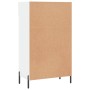 Mueble zapatero madera contrachapada blanco brillo 60x35x105 cm en Armarios y almacenamiento | Comprar online en Foro24