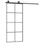 Sliding door with ESG aluminum glass hardware set 90x205 cm by vidaXL, Doors for the home - Ref: Foro24-3152141, Price: 258,6...