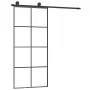 Sliding door with ESG aluminum glass hardware set 90x205 cm by vidaXL, Doors for the home - Ref: Foro24-3152141, Price: 313,5...