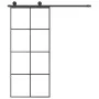 Sliding door with ESG aluminum glass hardware set 90x205 cm by vidaXL, Doors for the home - Ref: Foro24-3152141, Price: 313,5...