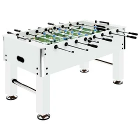 Tischfußballtisch aus weißem Stahl, 60 kg, 140 x 74,5 x 87,5 cm von vidaXL, Tischfußballtische - Ref: Foro24-92501, Preis: 39...