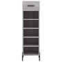 Zapatero madera de ingeniería gris Sonoma 30x35x105 cm