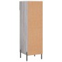 Zapatero madera de ingeniería gris Sonoma 30x35x105 cm