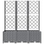 Hellgraues Pflanzgefäß aus PP 120x40x136 cm von vidaXL, Töpfe und Pflanzgefäße - Ref: Foro24-153274, Preis: 129,64 €, Rabatt: %
