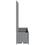 Light gray PP planter with trellis 120x40x136 cm by vidaXL, Pots and planters - Ref: Foro24-153274, Price: 104,91 €, Discount: %