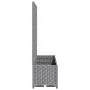 Light gray PP planter with trellis 120x40x136 cm by vidaXL, Pots and planters - Ref: Foro24-153274, Price: 153,37 €, Discount: %