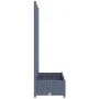 Planter with trellis PP dark gray 80x40x121.5 cm by vidaXL, Pots and planters - Ref: Foro24-318250, Price: 55,38 €, Discount: %