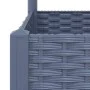 Planter with trellis PP dark gray 80x40x121.5 cm by vidaXL, Pots and planters - Ref: Foro24-318250, Price: 55,38 €, Discount: %