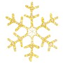 Christmas figure snowflake 144 LEDs warm white 59x59 cm by vidaXL, Christmas lights - Ref: Foro24-343295, Price: 41,78 €, Dis...