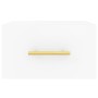 Mesitas de noche de pared 2 uds blanco 35x35x20 cm