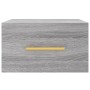 Mesitas de noche de pared 2 uds color gris Sonoma 35x35x20 cm