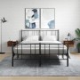 Mesitas de noche de pared 2 uds color roble ahumado 35x35x20 cm