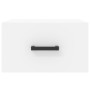 Mesita de noche de pared blanco 35x35x20 cm