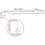 Toldo Manual 6 x 3 m Metal