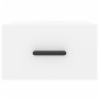 Mesitas de noche de pared 2 uds blanco 35x35x20 cm