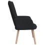 Entspannungssessel mit Fußstütze aus schwarzem Stoff von vidaXL, Sessel - Ref: Foro24-327936, Preis: 128,07 €, Rabatt: %