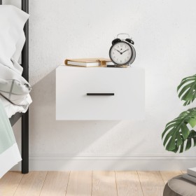 Mesita de noche de pared blanco 35x35x20 cm Mesita de noche de pared blanco 35x35x20 cm