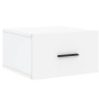 Mesitas de noche de pared 2 uds blanco 35x35x20 cm