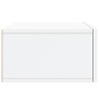 Mesitas de noche de pared 2 uds blanco 35x35x20 cm