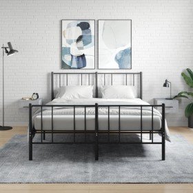 Mesitas de noche de pared 2 uds color gris hormigón 35x35x20 cm en Taquillas y armarios de almacenamiento | Comprar online en Fo