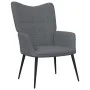 Relax armchair with dark gray fabric footstool by vidaXL, Armchairs - Ref: Foro24-327953, Price: 122,11 €, Discount: %
